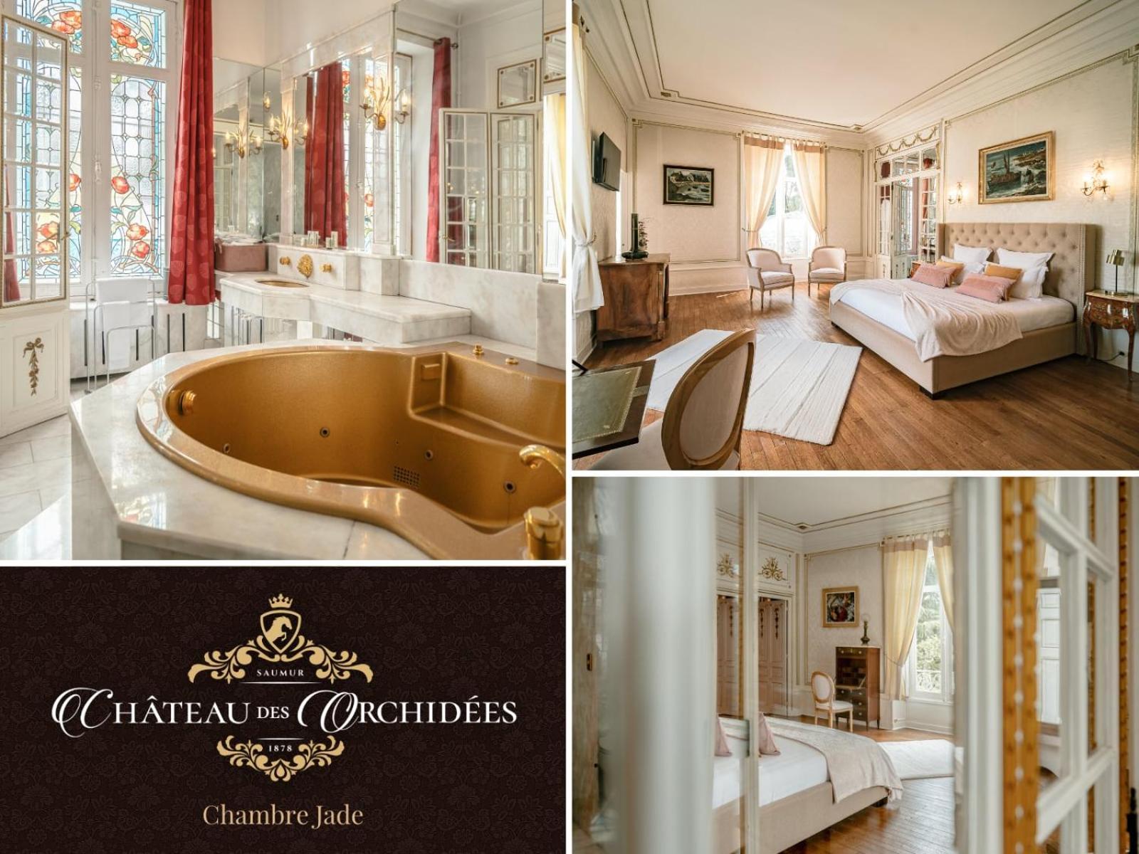 Chateau Des Orchidees En Val De Loire Saumur Exteriér fotografie